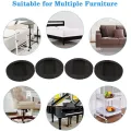 Furniture Castor Cups 4 PCS, Rubber Feet Pads Non Slip Furniture Coasters for Chair Leg Floor Protectors Bed Sofa Wheel. 