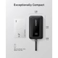 Anker Zolo Powerbank 10000mAh 30W Power Bank Portable Charger with Built-in USB C Cable A1688. 