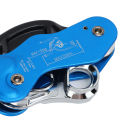 Rope Stop Descender Hand Control Protective Stop Descender for Rock Climbing. 