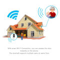 Wireless Video Doorbell 1080P Visual Real-time Intercom Wi-Fi Video Bell PIR Detection Night Vision 2-Way Talk Home Security Camera with 166° Viewing Angle Smart Door Bell Supports Cloud Storage. 