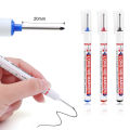 1/3pcs 20mm Multi-Purpose Deep Hole Long Nib Markers For Metal Perforating Pen Waterproof Decoration Marker. 