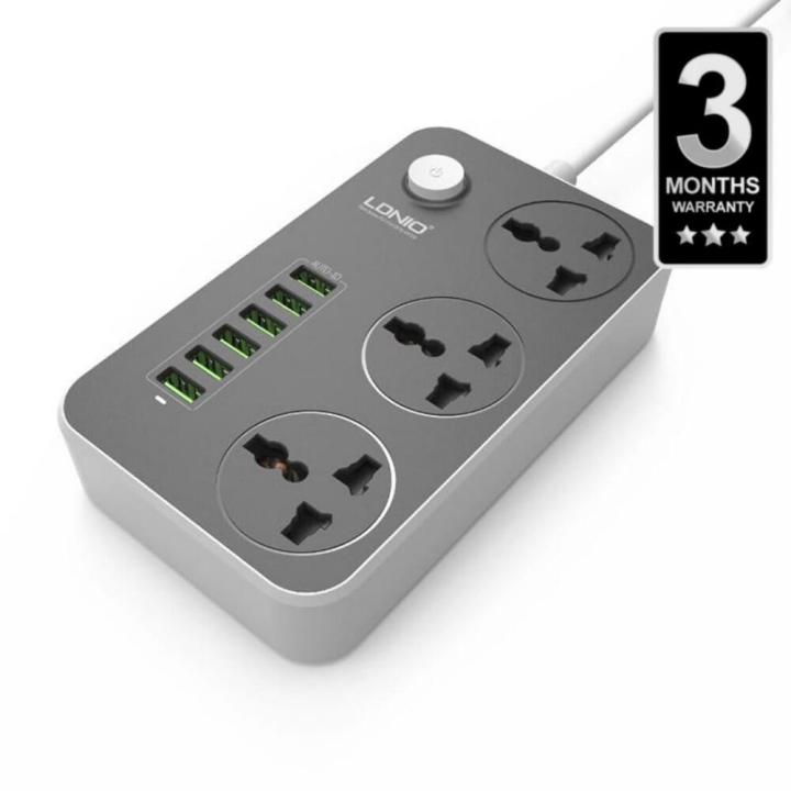 Ldnio 3 Power Socket - Grey