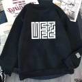 Couple men's and women's plaid sweater loose men's long-sleeved round neck youth all-match cotton sweater high-end maze casual. 