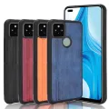 (stock available) For Google Pixel 5 Shockproof Sewing Cow Pattern Skin PC + PU + TPU Case(Black). 