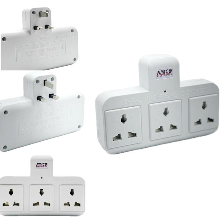 Multi%20plug%20wall%20Socket%20adapter%20-%2013A%20Square%20Pin%20Multi%20Socket%203%20way%20Universal%20type%20outlet%20-%20%20Travel%20adapter%20-%20Image%209