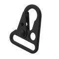 60 Pieces Enlarged Mouth Clip Clasp Olecranon Hook for Keychain Snap Hooks Outdoor Bag Black Color. 