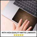 Laptop Skin Protector Sticker Mousepad Touchpad Trackpad Decal Vinyl Sticker Protector With High Quality Matte Laminate  Suitable For All Kind Of Laptops. 