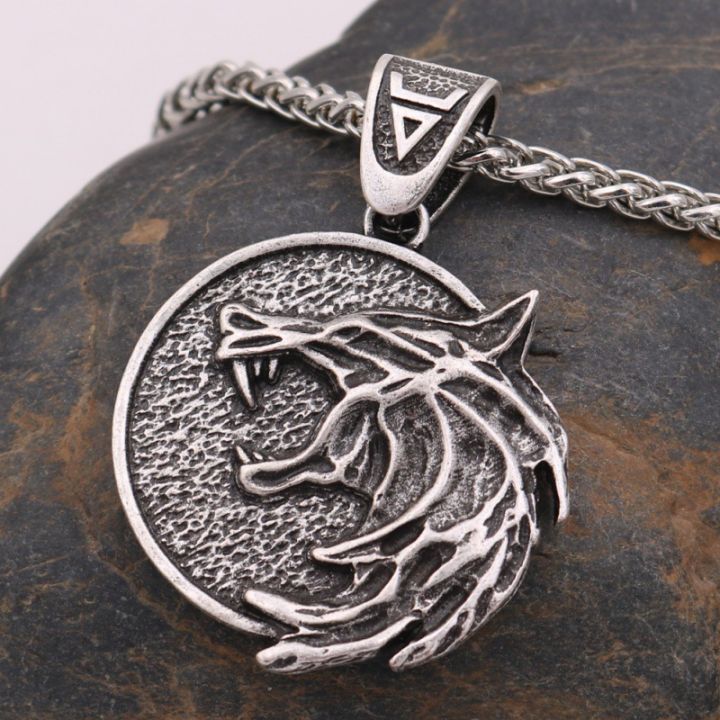 %E3%80%90New%20arrival%E3%80%91TEMU%20New%20Wolf%20Head%20Necklace%20Magic%20Hunter%20Pendant%20Witcher%20Wizard%203%20Pendant%20Medal%20Hip%20Hop%20Male%20-%20Image%206