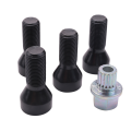 M14 x 1.25 Car Wheel Locking Bolts Wheel Hub Nut Anti-Theft Screw with Key Car Anti-Theft Screw for - R50 1 2 3 4 5 6. 