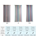 Star Curtains Stars Blackout Curtains for Kids Girls Bedroom Living Room Colorful Double Layer Star Window Curtains, 2 Panels (53Wx95L,Pink). 