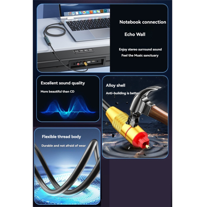 USB%20to%20Optical%20SPDIF%20Converter%20Analog%20to%20Digital%20Sound%20Adapter%20for%20Enhances%20Sound%20Optical%20Cable%20for%20HDTV%20Gaming%20Consoles%20-%20Image%206