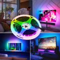 LED Strip Lights 5m RGB 5050 2835 5V RGB LED Lamp Ribbon Flexible Light For Room Decoration TV Backlight Diode Tape. 