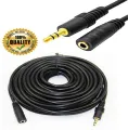 (1.5M / 3M / 5M / 10M ) 3.5mm JackAUX Audio Cable 3.5 Male to Female Cablefor Car Headphone MP3/4 Microphone Stereo 3.5 Audio Adapter for PC Headset. 