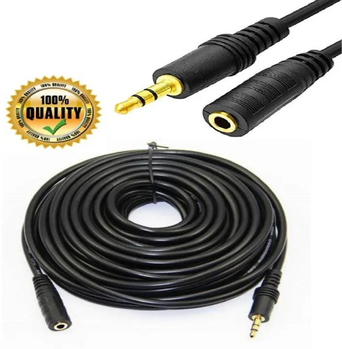 (1.5M / 3M / 5M / 10M ) 3.5mm JackAUX Audio Cable 3.5 Male to Female Cablefor Car Headphone MP3/4 Microphone Stereo 3.5 Audio Adapter for PC Headset