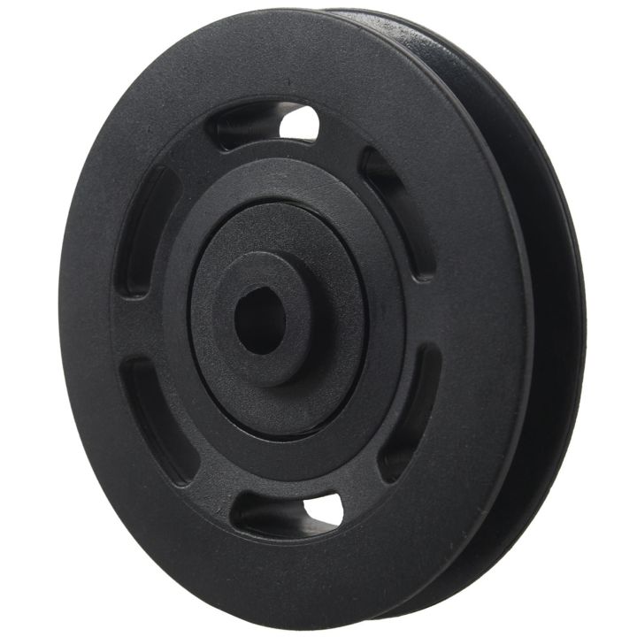 Spreeshop%204pcs%2095mm%20Black%20Bearing%20Pulley%20Wheel%20Cable%20Gym%20Equipment%20Part%20Wearproof%20-%20Image%205