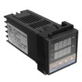 KOGEEK Digital LCD PID REX-C100 Temperature Controller Set + K Thermocouple + Max.40A SSR. 