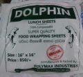 500g lunch sheet pack premium quality food wrapping sheets Dolphin lunch sheets. 