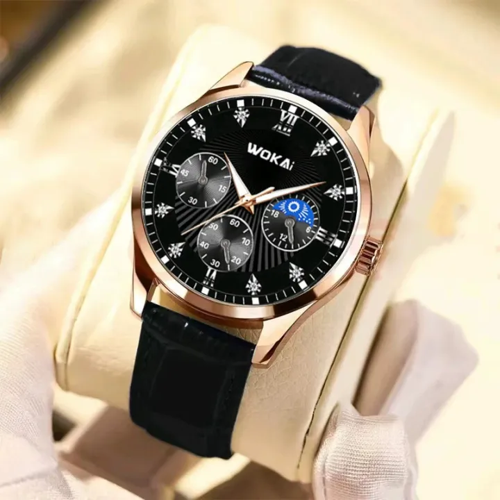 New%20High-End%20wokai%20Watch%20Business%20Wristwatch%20Quartz%20Sports%20Watch%20Leather%20Strap%20Men's%20Watch%2045%20to%2050%20Years%20Old%20-%20Image%203