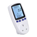 Energy Meter, UK Plug 230V Overload Protection Power Meter Socket for Office. 