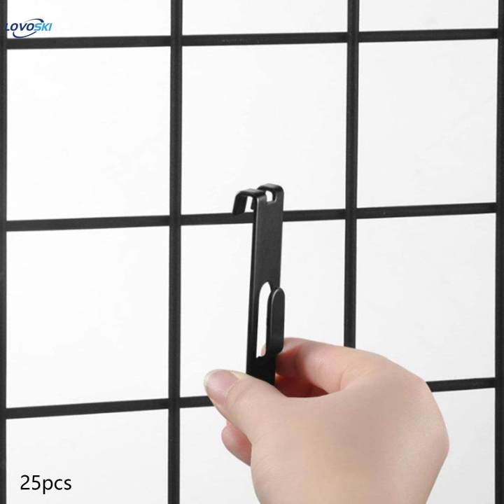 25x Utility Notch Hooks Sturdy Metal Display Hooks for Hanging Display ...