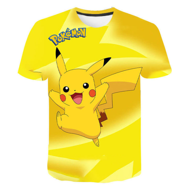 Pokemon%20Charizard%20Pikachu%203D%20Pok%C3%A9mon%20Eevee%20Mewtwo%20Blastoise%20T%20Shirt%20Boy%20Girl%20Cartoon%20Clothing%20Summer%20Child%20Baby%20Short%20Sleeve%20-%20Image%204