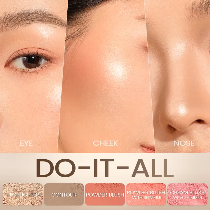 FOCALLURE%203%20In%201%20Pearlescent%20Highlighter%20Contour%20Blush%20Palette%20Multi-Use%203D%20Matte%20Face%20Contour%20Blusher%20Makeup%20Powder%20Cosmetics%20-%20Image%205