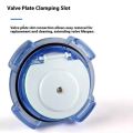 Simple Clear 50mm Flap Check Valve UPVC Material Transparent Design Non-return Valve Anti-backflow Movable Valve Flap Valve Kitchen Drain. 