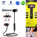 Smart Bluetooth headset Wireless Earphone - Magnetic Sports Earphone Handsfree. 