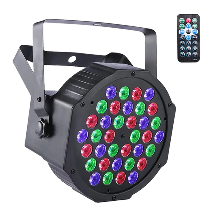 Par Light Rgb5 36 LED Par Light RGB LED Par Can with Remote Control Stage Light 36 LED ...
