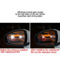Car Mirror Window Clear Film Anti Fog Car Rear-view Mirror Protective Film Waterproof Car Sticker 2 PCs/Set. 