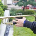 1 PCS Trumpet Valve Guard PU Leather Trumpet Valve Protector Brass Instrument Case Accessories. 
