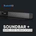 SONICGEAR TV SOUNDBAR SUBWOOFER BT6500 BLUETOOTH SPEAKER | 6" SUBWOOFER. 