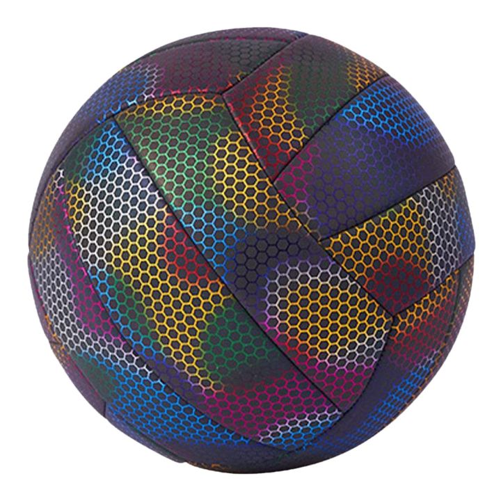 Holographic Glowing Reflective Volleyball Glowing Volleyball Daraz.lk