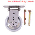 Wall-mounted Gym Home Rotating Silent Pulley DIY Lat Lift Cable System Wheel MIO Super Store. 