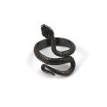 Stereoscopic Retro Punk Snake Ring Party Snake Opening Adjustable Ring for women. 