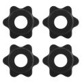 2 Pairs Dumbbell Hex Nut,Dumbbell Rod Nut,Spinlock Collars for Barbells Bars Training Sports. 