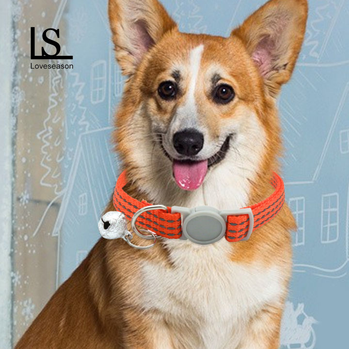 Loveseason%20Pet%20Collar%20Breathable%20Reflective%20Lightweight%20Nicely%20Designed%20Dog%20Leash%20Breakaway%20with%20Bell%20for%20Training%20-%20Image%205