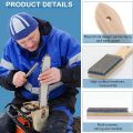 File Card Brush Steel Card File Brush Cleaner Remove Chip Metal Bits Cleaning 8.26 Inch Length, 2 Pieces. 