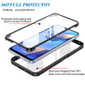 360 Full Body Screen Protector Transparent Case For OPPO A15 A15S A32 A33 2022 A35 A36 A5 2020 A9 2020 Shockproof Phone Cover. 