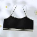WHPC New Simple Sports Top For Girls Striped Fashion Women's Underwear Comfort Cotton Lingerie Breathable Tube Top Bras Teenager. 