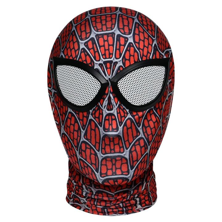 Fancyku® 3D Spider-Man Mask, Spiderman Masks Spider Man Cosplay Costumes Superhero Lenses, Superhero Costume Mask for Adult Kids, Role Play Superhero Masks for Halloween Masquerade Cosplay  SAM