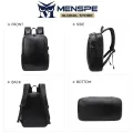 MENSPE Men Backpack Laptop Backpack PU Leather Business Travel Backpack College Fashion Backpack Casual Backpack Anti Theft Back Pack School Bag Accommodates 15inch Notebook. 