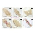 (3 One Pack ) Korean Style Pearl Lace Bow Bang Sticker Hook and Loop Fasteners Hair Fringe Grip Stabilizer Pad Cropped hair fastener Velcro. 