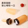 Rice Paste Spoon Baby Tools Drop-Resistant Large Capacity Choke Proof Silicone Baby Spoon Feeding Bottle Baby Food Supplement Squeeze Full Set. 