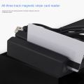 MSR90 USB Magnetic Strip Card Reading Machine Card Reader Stripe 3 Tracks Mini Mag Hi-Co Swiper for USB PC. 