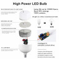 10W LED Light High Power 5 LED Bulbs Pack. 