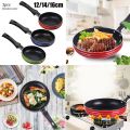 12/14/16cm Non-Stick Multifunctional Mini Frying Pan- Egg omelet Steak Pancake Maker, Cookware Non- Stick Sauce Pan Pot Kitchen Tools. 