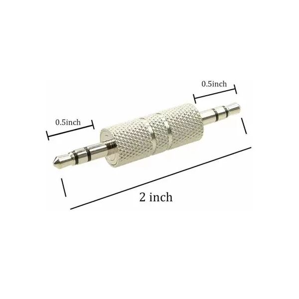 3.5%20mm%20Male%20to%20Male%20Plug%20Stereo%20Audio%20Jack%20Extender%20Adapter%20Coupler%20Aux%20Audio%20Both%20Side%20male%20for%20Headset/Amplifier/TV/Blue%20Ray/Car%20Tablet%20PC,%20Computer%20and%20Laptop%20(Silver)%20-%20Image%203