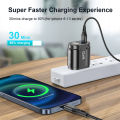 USLION 65W GaN USB Type C Charger PD3.0 Ausralian AU Plug USB Charger Cell Phone For iPhone 14 12 13 Pro Max Laptop PD Charger. 