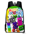 Dengfeierru LaoXzhongX Digital Building Blocks Numberblocks Backpack Birthday Gift Portable For Girls Kids Pencil Case Backpack Anime Cartoon School Bag Mochila. 